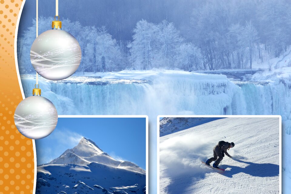 Gold die cut christmas balls