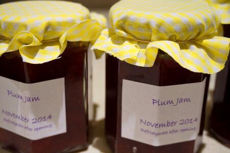 Homemade preserve jelly