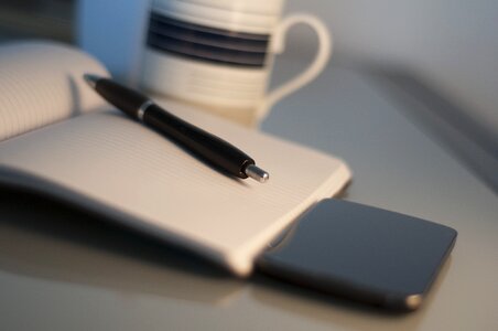 Mobile phone organization coffee