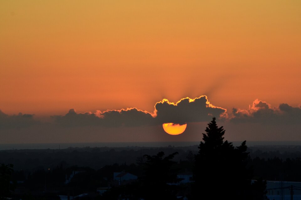 Sunset cadiz andalusia