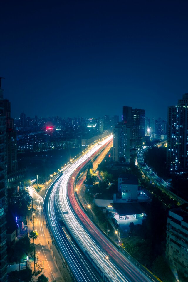 Night lights cars