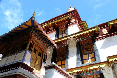 Garden temple building photo