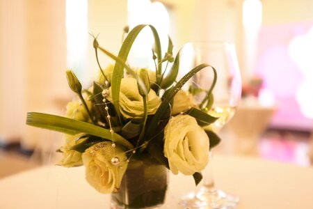 Wine glass decoration