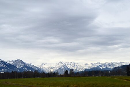 Allgäu mountains panorama