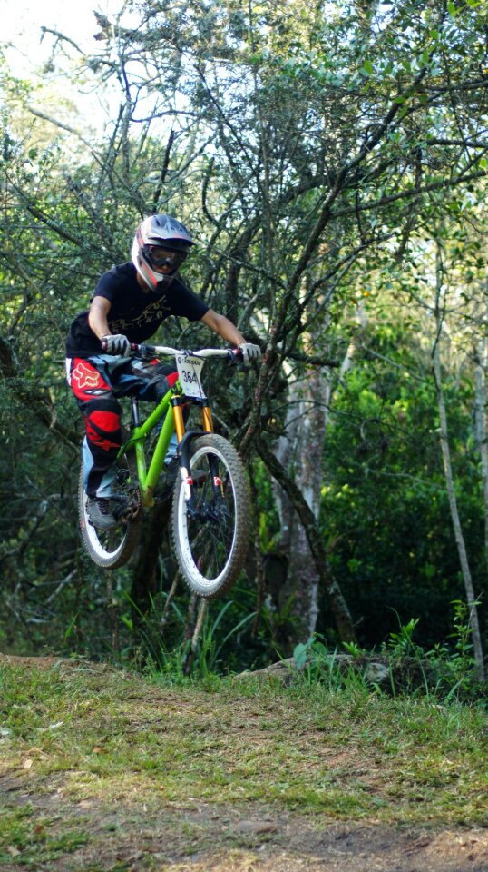 Mountain athlete exercise