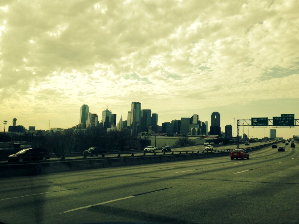 Dusk city travel