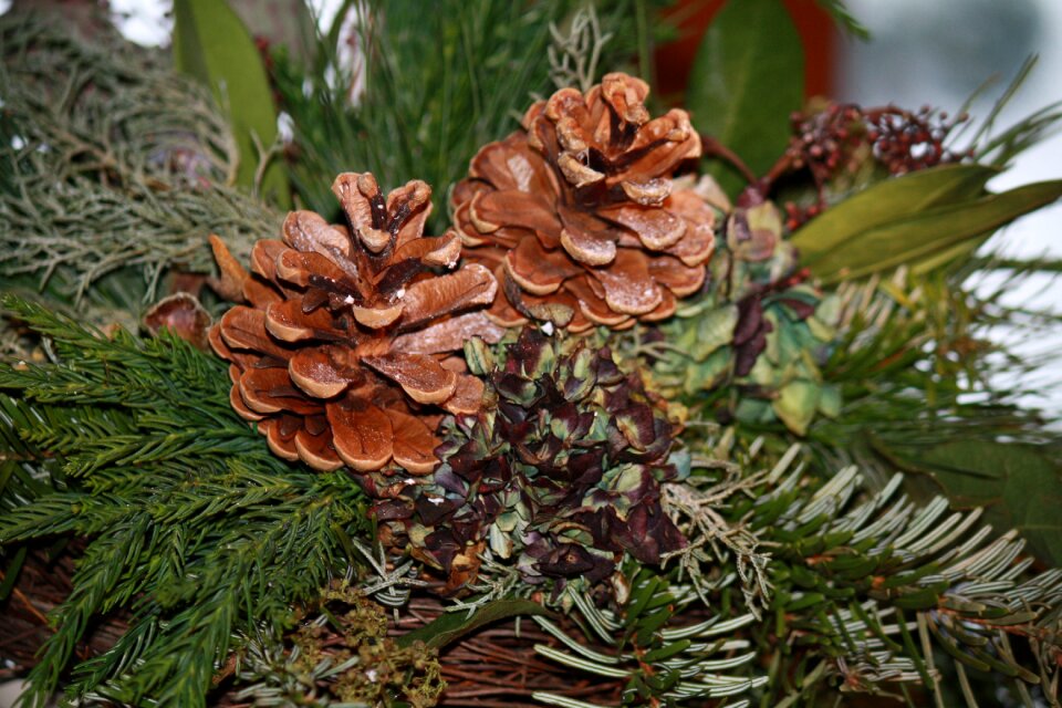 Christmas flower arrangement christmas decoration