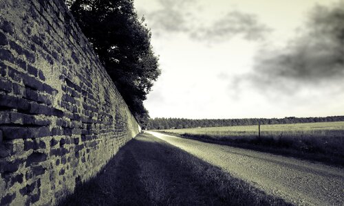 Wall bricks away
