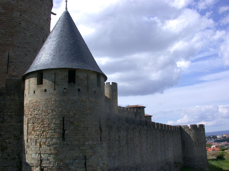 Carcassonne city medieval castle
