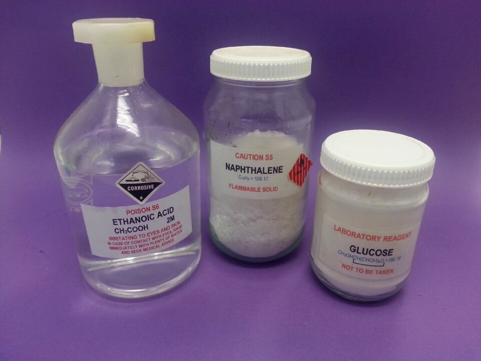 Laboratory chemical lilac science