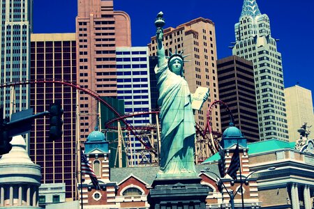 Statue of liberty city building