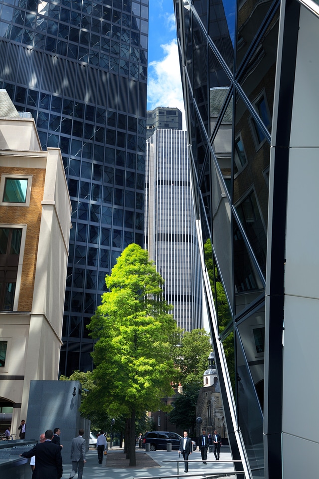 Business city green