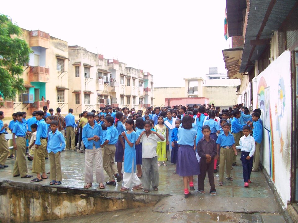 Young elementary india