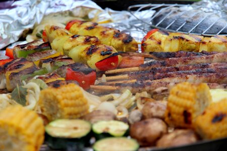 Grill eat corn