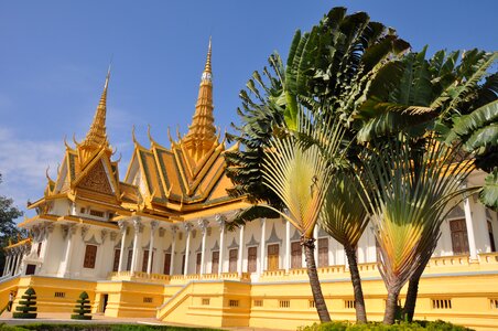 Phnom penh temple cambodia photo