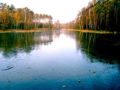 View water frozen