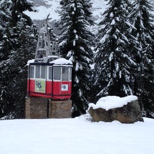 Bridge of snow