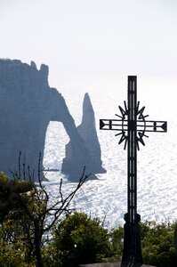 Hollow needle cross cliff