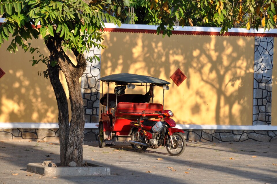 Rickshaw phnom penh car