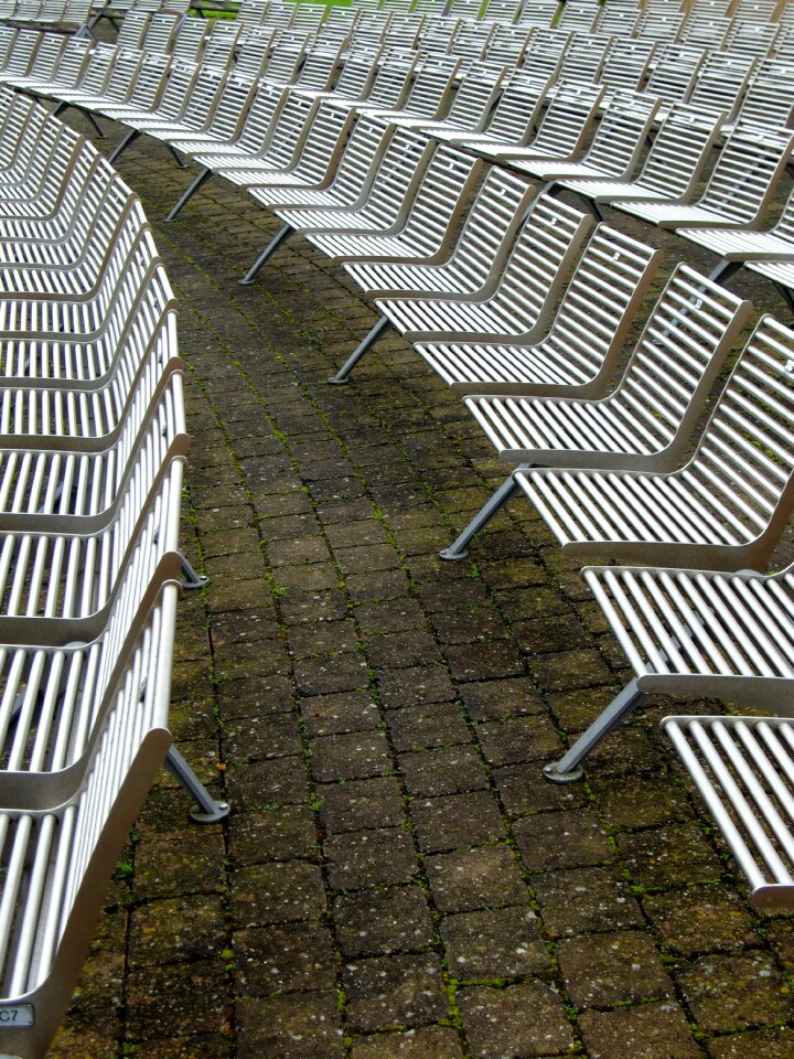Grandstand seats chair series photo