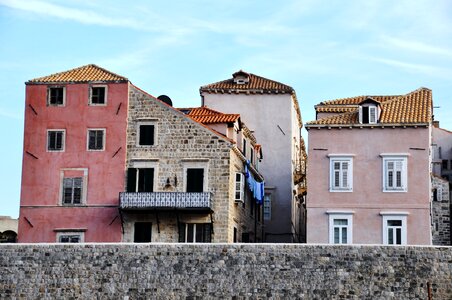 Dubrovnik croatia houses photo