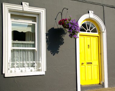 Door window architecture