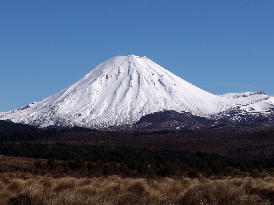 Mountain snow-capped