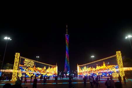 Night view china asia