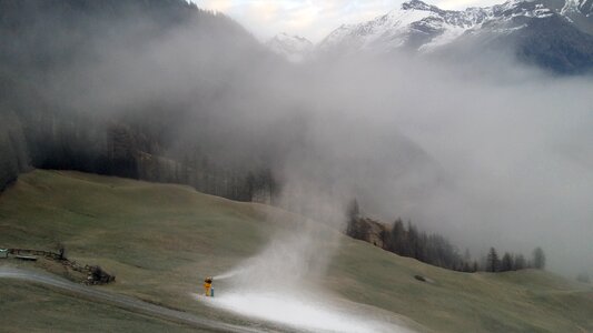 Winter sports snow arm austria photo