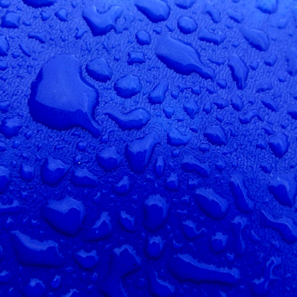 Water raindrop run off