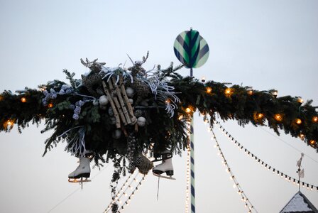 Winter decoration rustic