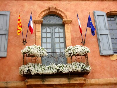 Spring roussillon town hall