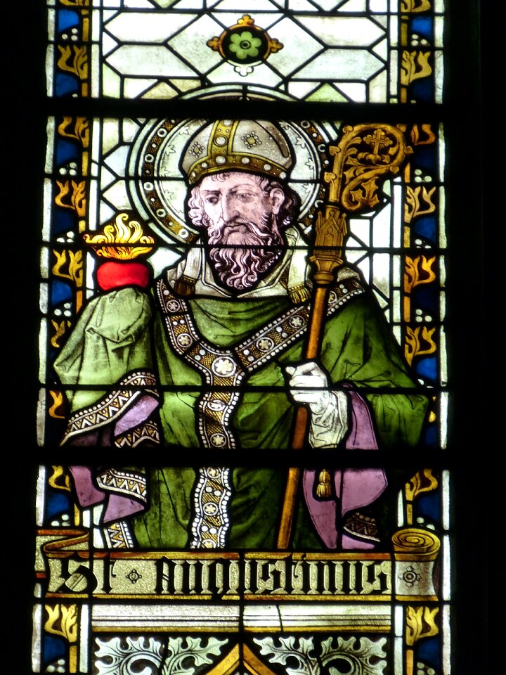 Stained glass color historically