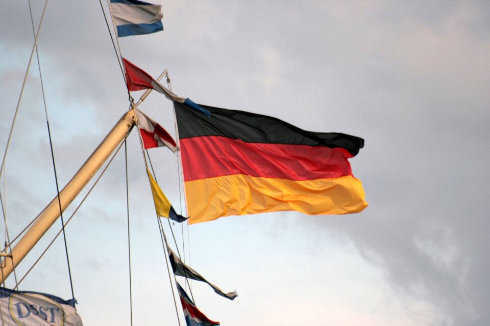 German gloomy sky wind