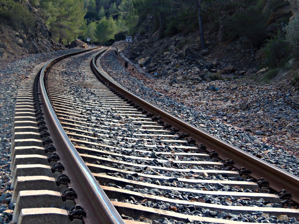 Train railway traveling