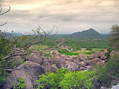 Mountain scenery indian