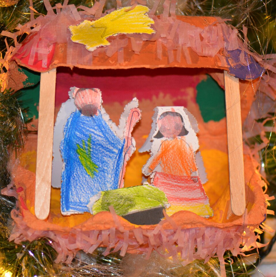 Maria jozelf nativity scene photo