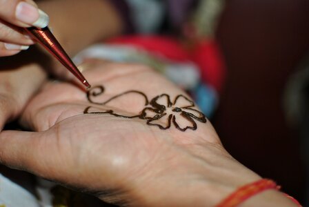 Bride wedding henna photo