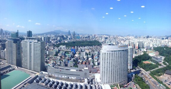 Skyline cityscape asia