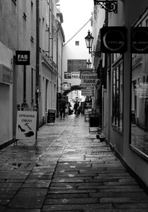 City alley street photo