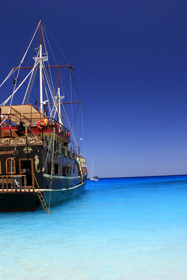 Blue sea vacation sea cruise
