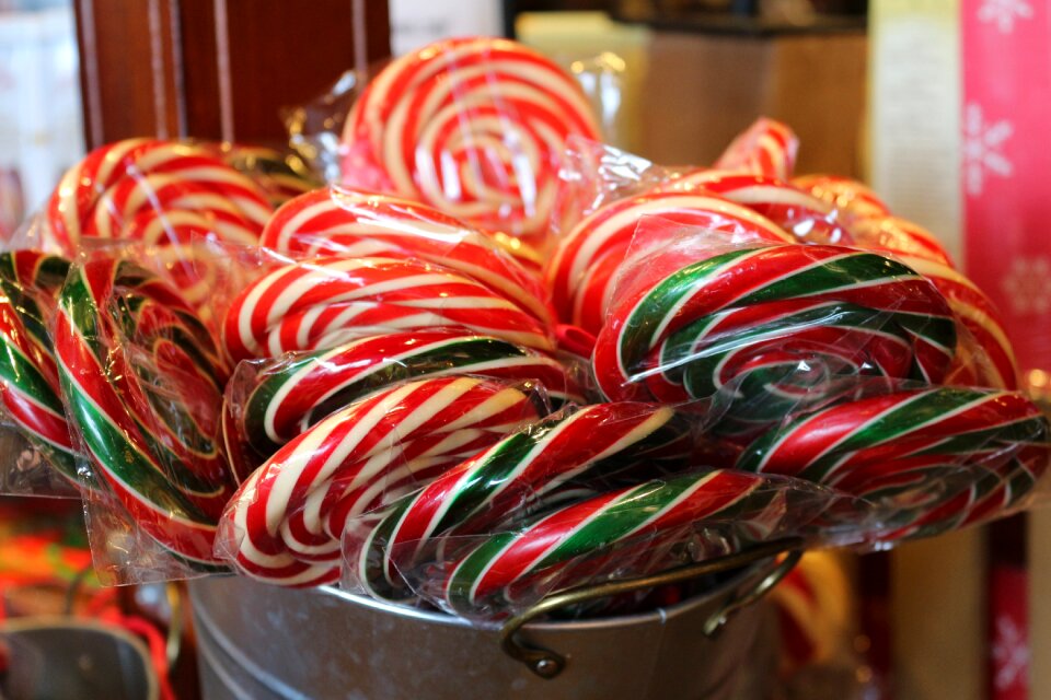 Peppermint lollipop sweet