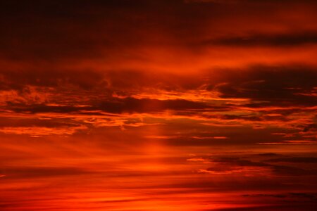 Cloud red fire photo