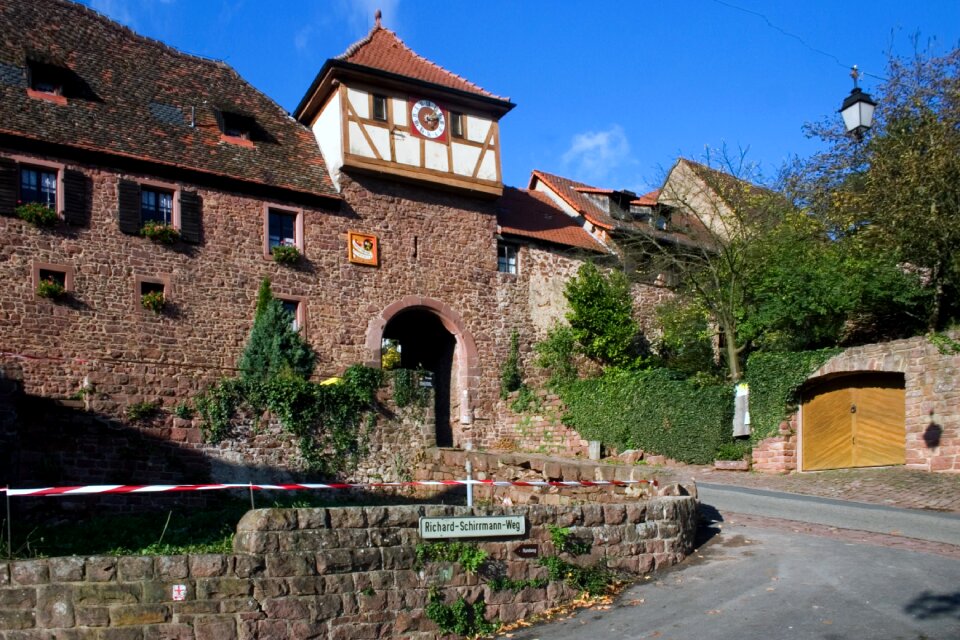 Odenwald city wall city gate
