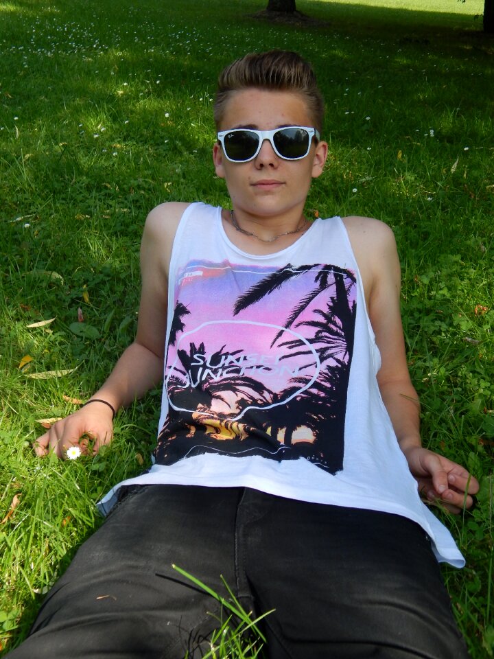 Boy stromovka summer