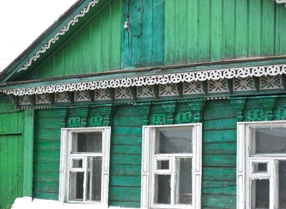 Dacha wooden houses sculpture
