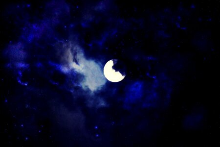 Night mood sky photo