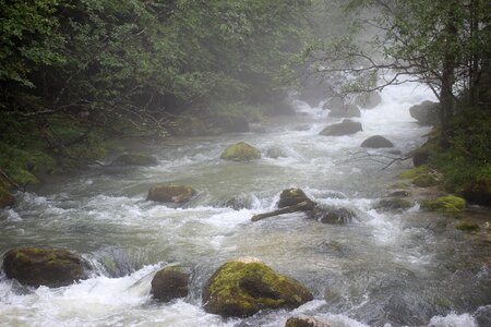 Water haze river