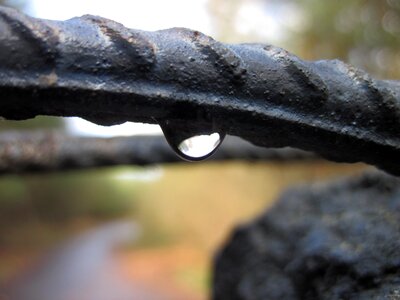 Drip macro wet photo