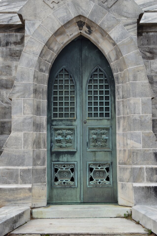 Cemetery building architecture photo